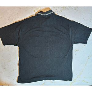 Vintage Concepts by Pine Island Polo Shirt Men’s XL Black Pocket Striped Collar